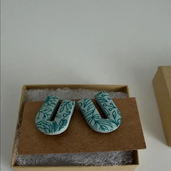 Olive and millie Blue Earrings - Picture 2 of 3